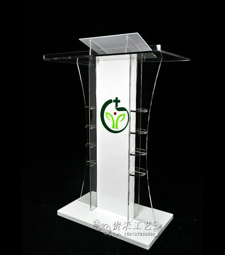 AKLIKE church pulpit designs glass pulpit price in commercial Furniture