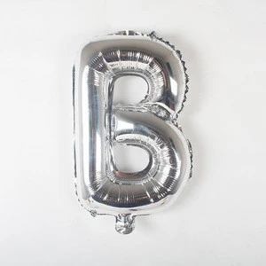 Alphabet letter foil balloons helium filled for wedding anniversary party decoration with best service