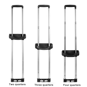 Aluminum alloy trolley handle parts, travel luggage trolley handle