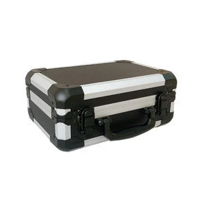 aluminum carry case with large storage with customized die cutting foam for musical instruments camera tool set DJI drone gun