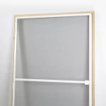 Amazon hot sale Aluminum alloy fly screen anti mosquito net door fiberglass screen door