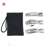 Amazon hot sale  stainless steel foldable knife/fork/spoons/ Cutlery Set
