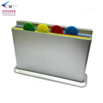 Amazon new best selling products kitchen accessories knife and plastic index color coded chopping board