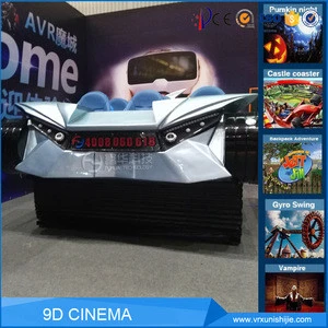 Amusement Park Ride Truck Mobile 9d Vr Cinema