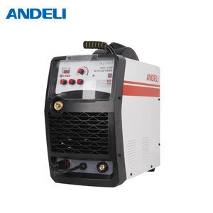 ANDELI smart single phase portable synergic mig welder pulse MIG-200P aluminium mig welding machine double system mig welder
