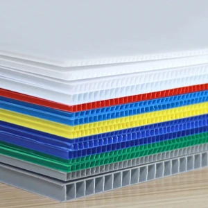 Anti-static Corrugated Corflute / Hollow Perforated Hard Clear Sheet Plastic Polypropylene Board Pp Plate