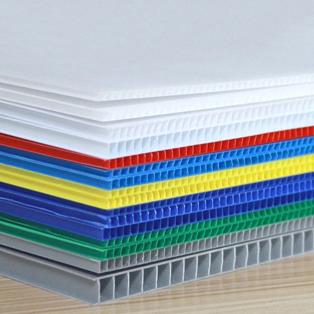 Anti-static Corrugated Corflute / Hollow Perforated Hard Clear Sheet Plastic Polypropylene Board Pp Plate