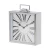 Import Antique Metal Design Cool Silver High Quality Stainless Steel Glass Desk Table Clock from China