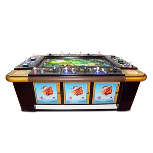 Arcade coin operated fish hunter game table gambling machine
