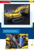 assembling technology building blocks radio control 20007excavator toy for kids
