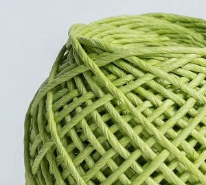Asunpaper FSC raffia yarn danish paper cord/rope for Wishbone Chair and paper handle bag