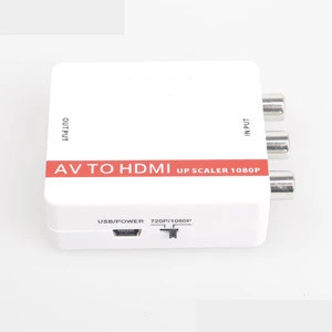 Audio video small box 4k mini 1080p av to hdmi converter analog to digital