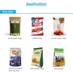 Automatic 1 kg zipper bag pouch cocoa protein matcha tea powder packing machine