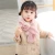 Import Autumn winter new children&#x27;s warm scarf boys and girls baby  cute cross cartoon thick fur scarf LG187 from China