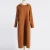 Import autumn/winter Moroccan warm maxi knit hooded loose a-line abaya dress from China