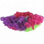 Baby Girls short skirt Gender and Style of Length fashionable tutu skirt children stretchy fabric vintage latin dance skirts