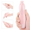 Baby Toddler Toes Fingernails Care With LED Light Baby Nail Trimmer Electric