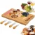 Import Bamboo Cheese Board Set with Drawer  Charcuterie Tray Platter Including 4 Stainless Steel Knife and Serving Utensils from China