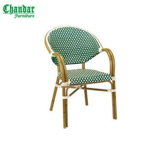Bamboo-Look-Aluminum frame rattan garden chair