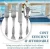 Import BAROQUE COLLECTION DISPOSABLE SILVERWARE SET | Heavy Duty Plastic Cutlery | 96 pc Set | 48 Forks, 24 Knives and 24 Spoons | for from USA
