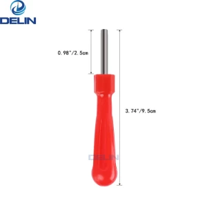 Basic Schrader valve core removal install tool, ABS material tubeless tire repair tool universal for car, suv, truck, bike
