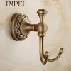 Bathroom Accessories, Robe Hook, Solid Brass, Antique Bronze Color