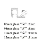 Bathroom Wall Glass Fitting Accessories for Shower Room Door