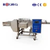 Battering and breading machine for seafood meat and vegetables
