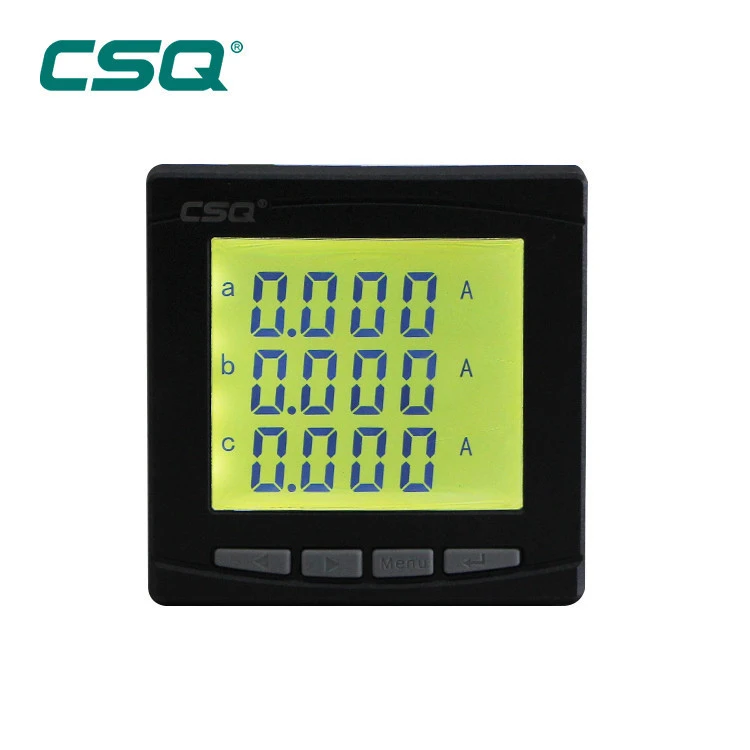 Battery Digital Frequency Meter Multifunction Power Meter AC CB LCD Display 3 phase power energy meter generator