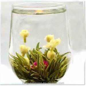 Beautiful flower tea blooming tea