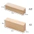 Import Beautifully handcrafted creative mix 12pcs pine wood whittler carving blocks wood craft products from China