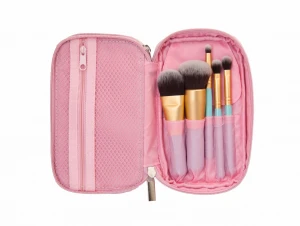 Best Cosmetics Gift Cosmetic Brush with Pink Makeup Case