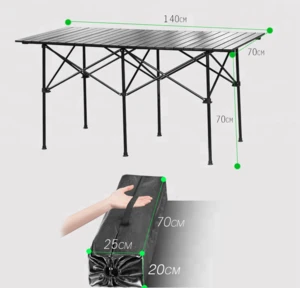 Best price aluminum dining event banquet camping rectangle folding table