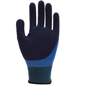 Best Price Latex sandy double dip waterproof safety work gloves with CE guante de latex