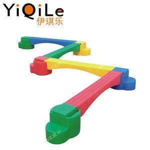 Best quality balance beam kids plastic toys for child use outdoor game kids plastic toy balance bridge