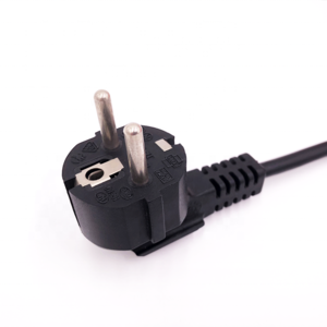 Best selling 3 pin black vde europe plug electric skillet kettle power cord