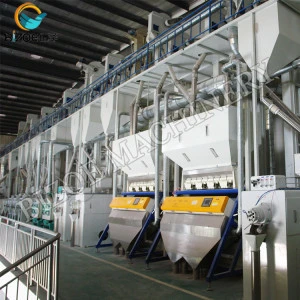 best selling full automatic rice mill machinery with best price/20 tons rice mill in Nigeria price