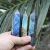 Import Big Long 90-100mm Point Wholesale Natural Herkimer Diamonds Stone Labradorite Terminated Point Wand Tower for Decoration from China