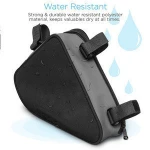 Bike Top Tube Bag Easy To Open Design Stable Bicycle Stem Frame Bag