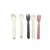 Import Biodegradable bamboo fiber party tableware set reusable spoon and fork cutlery from China