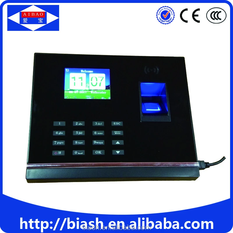 biometric fingerprint time attendance machine with TCP/IP