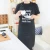 Import Black adjustable adult work apron with pocket, apron for women from China