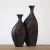 Black Art Restaurant Table Resin Luxury Flower Vase