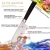 Import Black Handle Stainless Steel Knives Ultra-thin Blade Sushi Fish Kitchen Knife Japanese 5.5&#39;&#39; Santoku Knife for Chef from China
