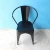 Import Black Industrial Retro Style Metal Dining Chairs For Indoor And Out Door Use Furniture from India