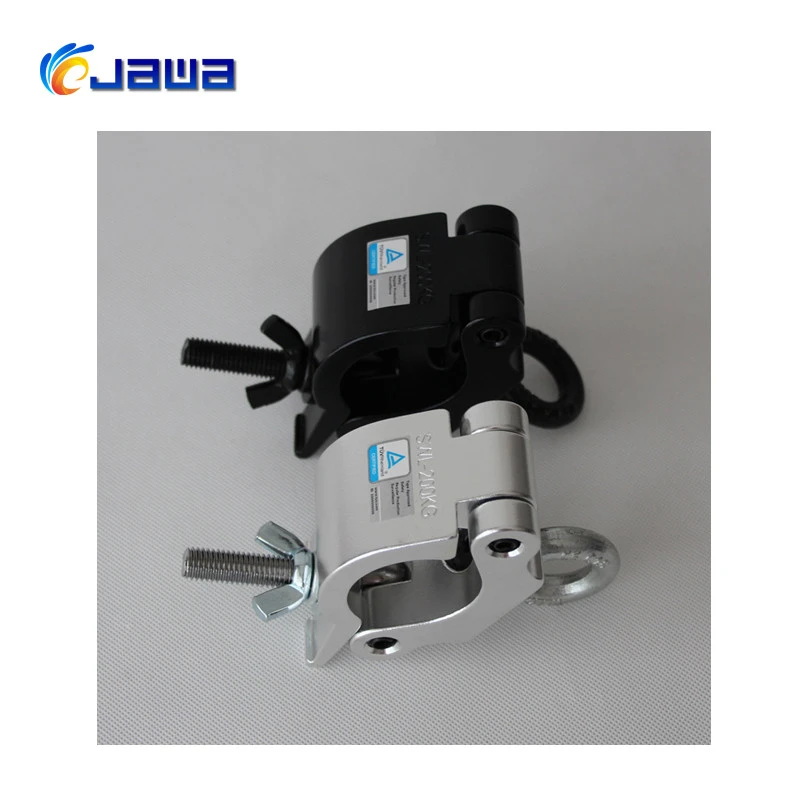 Black single clamp for tube clamp with TUV