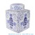 Import Blue and White Tea Canister with Four Square Characters from China