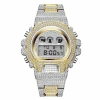 Blues RTS Hip Hop Shock Digital Luxury LED 18K Gold Male Watches