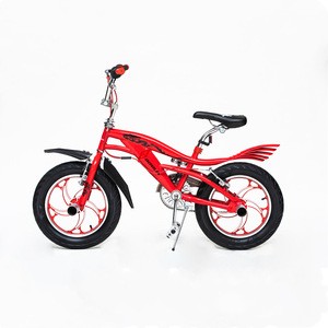 Bmx Bicycle 16 Inch Men Red Steel Frame V-brake for training and performance