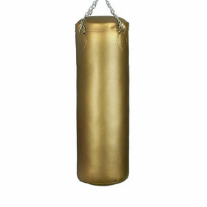 Boxing Gym Fitness Equipment Golden Punching Bags Boxing Stand Bag